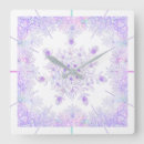 Recherche de flocons neige horloges Élégant