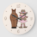 Recherche de murale de cheval horloges Pour elle
