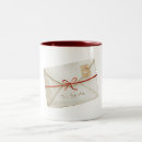 Recherche de lettre à père noël tasses Rouge