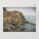 Recherche de terre de manarola cinque cartes postales Falaise
