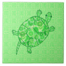 Recherche de tortue carreaux Vert