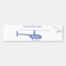 Recherche de hélicoptères voiture autocollants Pilote