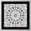 Recherche de motif mandala posters Floral