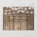Recherche de rustic wood baby shower invitations Lumières à cordes