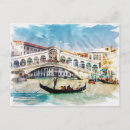 Recherche de aquarelle de venise vœux cartes Voyage