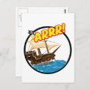 Recherche de crâne de pirate cartes postales Pour enfants