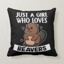 Recherche de castor coussins Animal