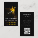 Recherche de service de limousine cartes visite Uber