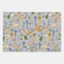 Recherche de singes mignons papier cadeau Motif