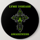 Recherche de la maladie de lyme badges Vert