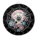 Recherche de dia los muertos de jeux de fléchettes Squelette