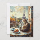 Recherche de café à paris cartes postales Chat