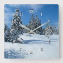 Recherche de hivernal horloges Neige
