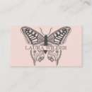 Recherche de papillons roses cartes visite Toute personne