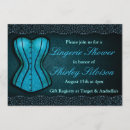 Recherche de de corset invitations Bleu