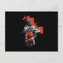 Recherche de bouclier cartes postales Rouge