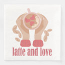 Recherche de latte serviettes Caféine