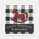 Recherche de bison serviettes Rouge et noir