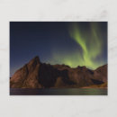 Recherche de lumière polaire cartes postales Lumière du nord