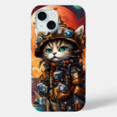 Recherche de chat de steampunk iphone coques Chaton