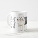 Recherche de vieux chien de berger anglais tasses Chiens