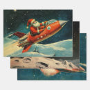 Recherche de cosmique papier cadeau Fusée