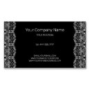 Recherche de dentelle romantique cartes visite Vintage