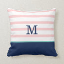 Recherche de bleu marine et rose coussins Moderne