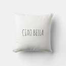 Recherche de décor italien coussins Ciao bella