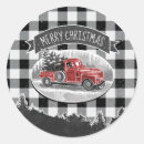 Recherche de camion rouge autocollants Xmas