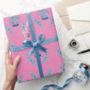 Recherche de palmier de noël papier cadeau Preppy