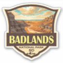 Recherche de le dakota du sud autocollants Parc national de badlands