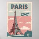 Recherche de tour eiffel vintage posters Paris