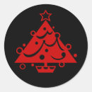 Recherche de arbre noir et noir autocollants Noël