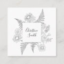 Recherche de noire et blanche cartes visite Pour elle