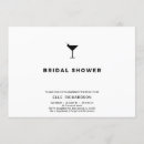 Recherche de cocktail bridal shower invitations Chic