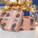 Recherche de caniche papier cadeau Mignon