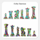 Recherche de échec et mat autocollants Reine