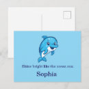 Recherche de dessin de dauphin cartes postales Toute personne
