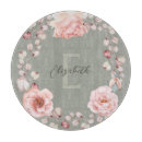 Recherche de rose et vert planches à découper Fleurs d'eau