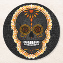 Recherche de crâne sucre de dessous de verres Halloween