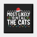 Recherche de chat père noël magnets Neige