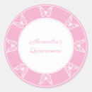 Recherche de beau papillon autocollants Rose