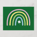 Recherche de feuille de trèfle cartes postales Lutin