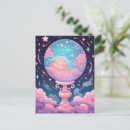 Recherche de cristaux cartes postales Pastel