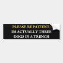 Recherche de soyez patient voiture autocollants Pare chocs