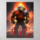 Recherche de flamme posters Pompier