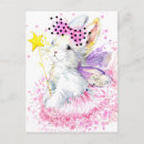 Recherche de lapin rose cartes postales Aquarelle