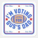 Recherche de tim autocollants Bleu vote