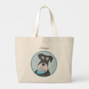 Recherche de miniature schnauzer tote bags Noir